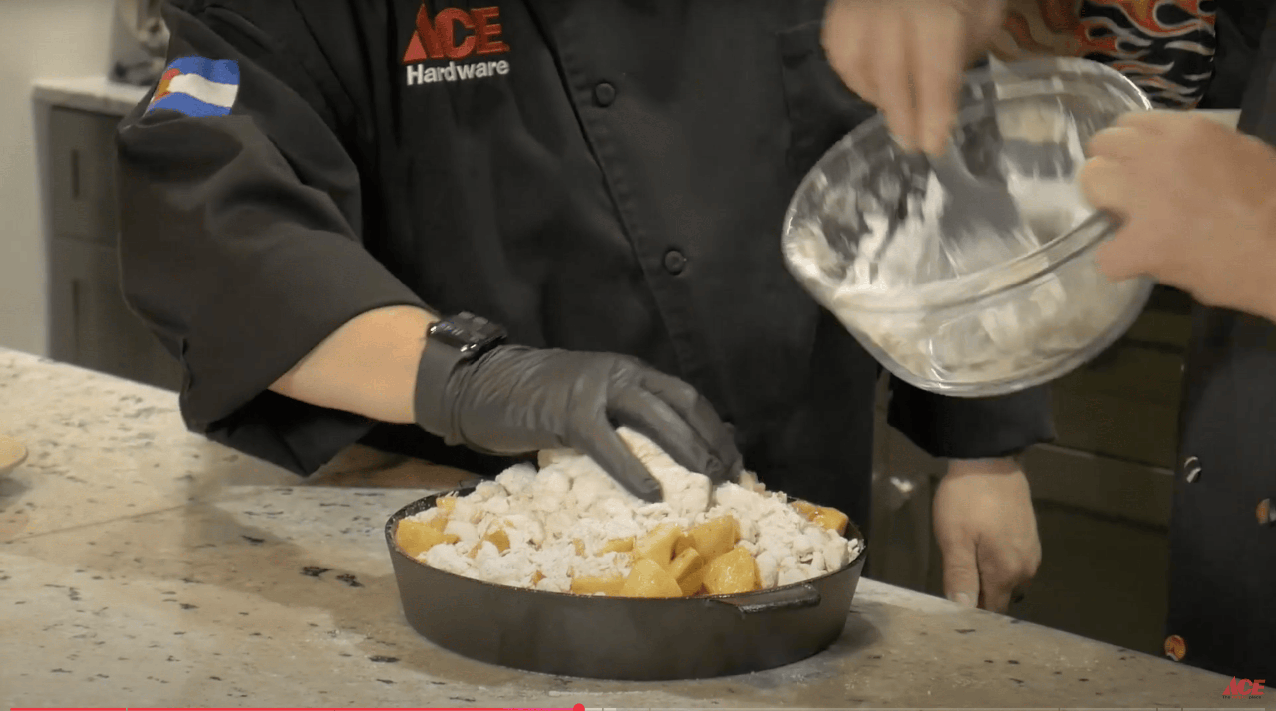 Crumble Topping in Pan