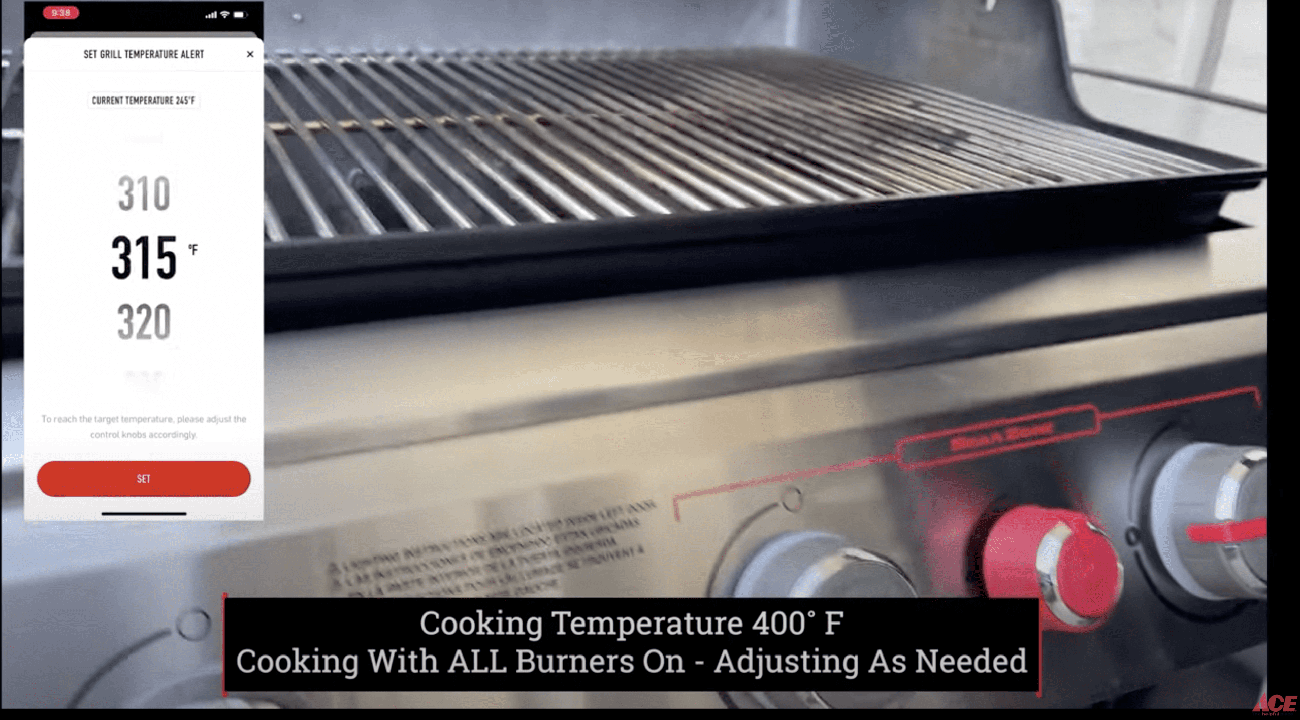 Preheat grill to 400 degrees