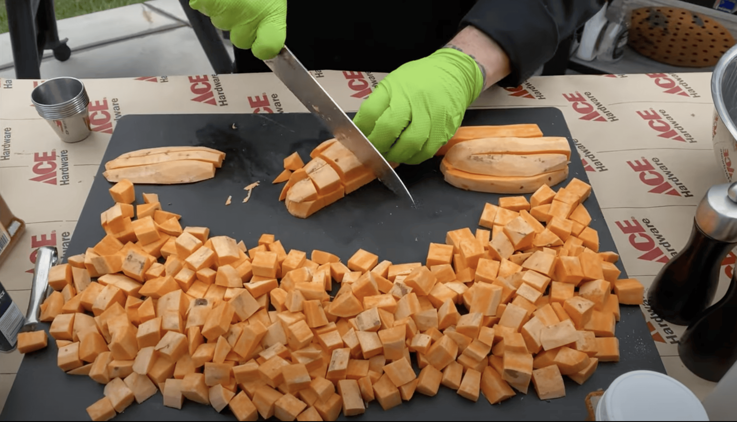 Diced Sweet Potatoes