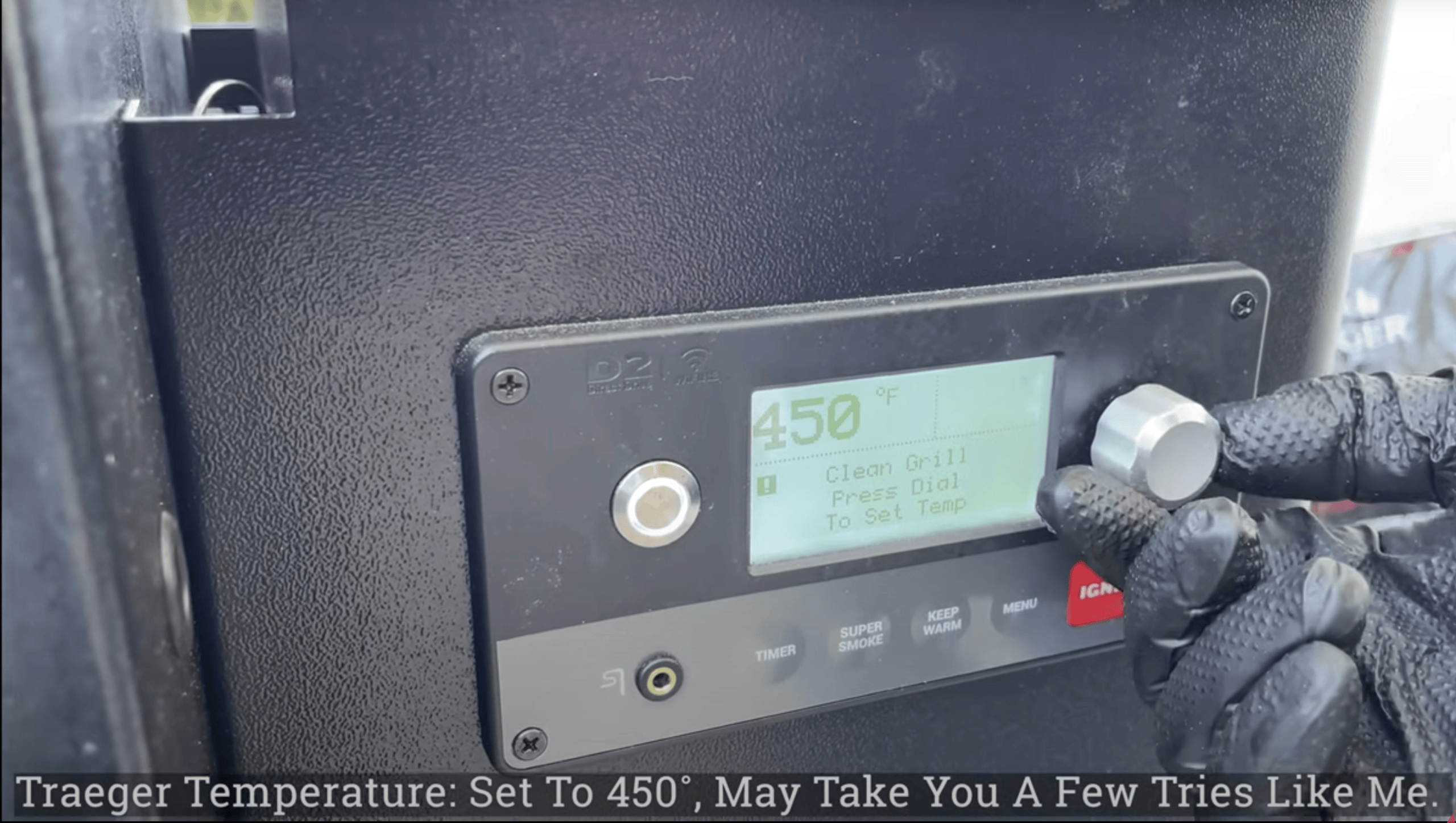 Set Traeger® grill to 500 degrees