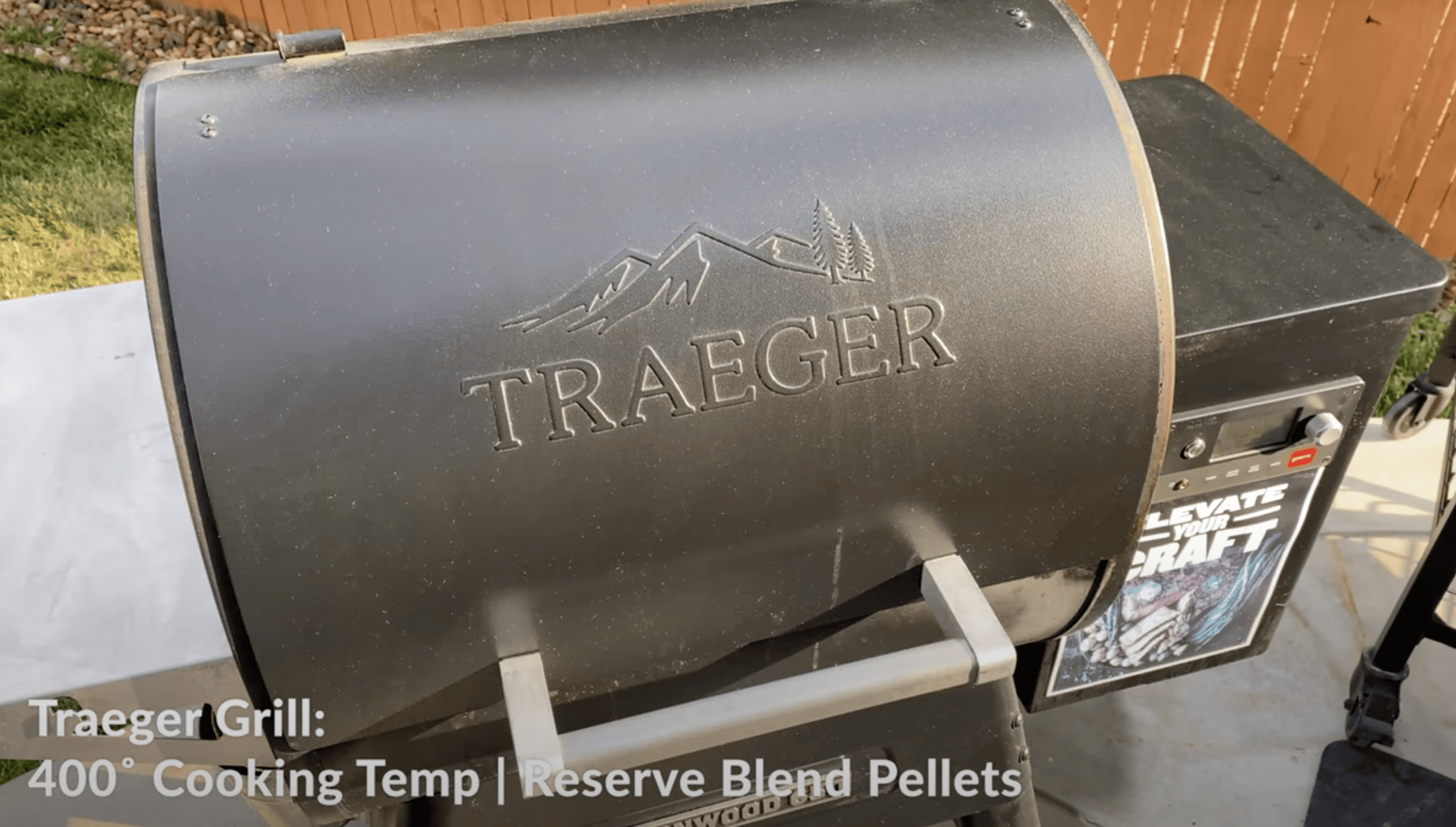 Set Traeger® grill to 400 degrees