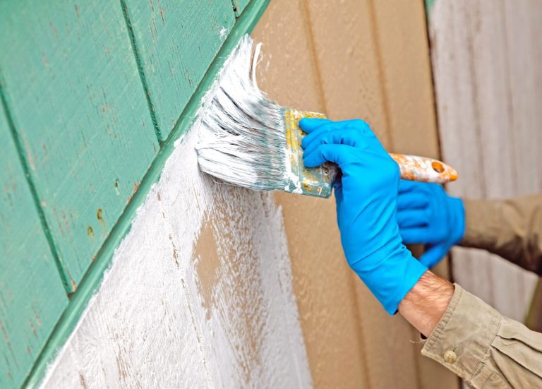 Priming house exterior